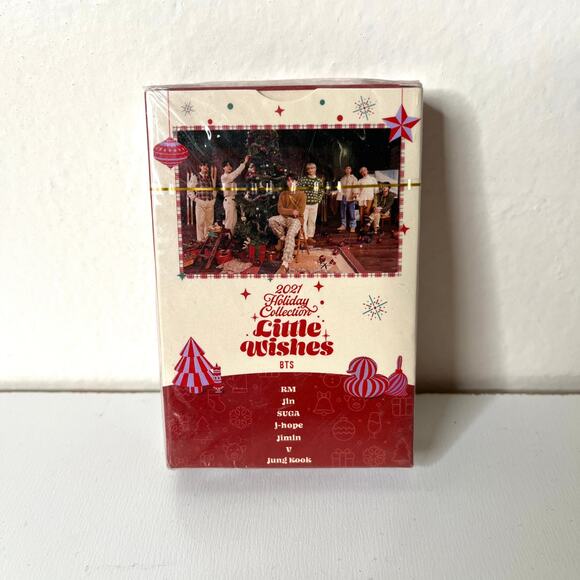 BTS 2021 Holiday Collection Little Wishes 55pcs Lomo Cards Photocards Kpop NEW - Picture 1 of 5